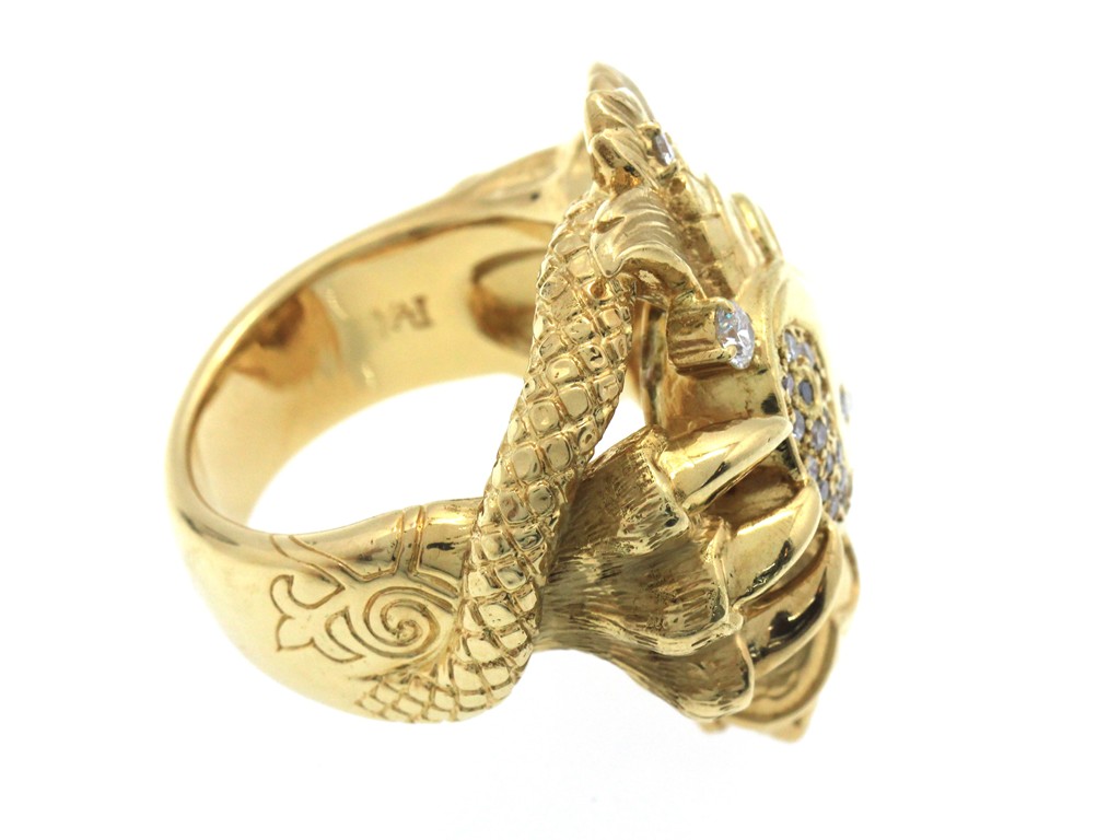 BLOODY MARY ブラッディマリー リング KAI 08X'mas 20号 K18イエロー