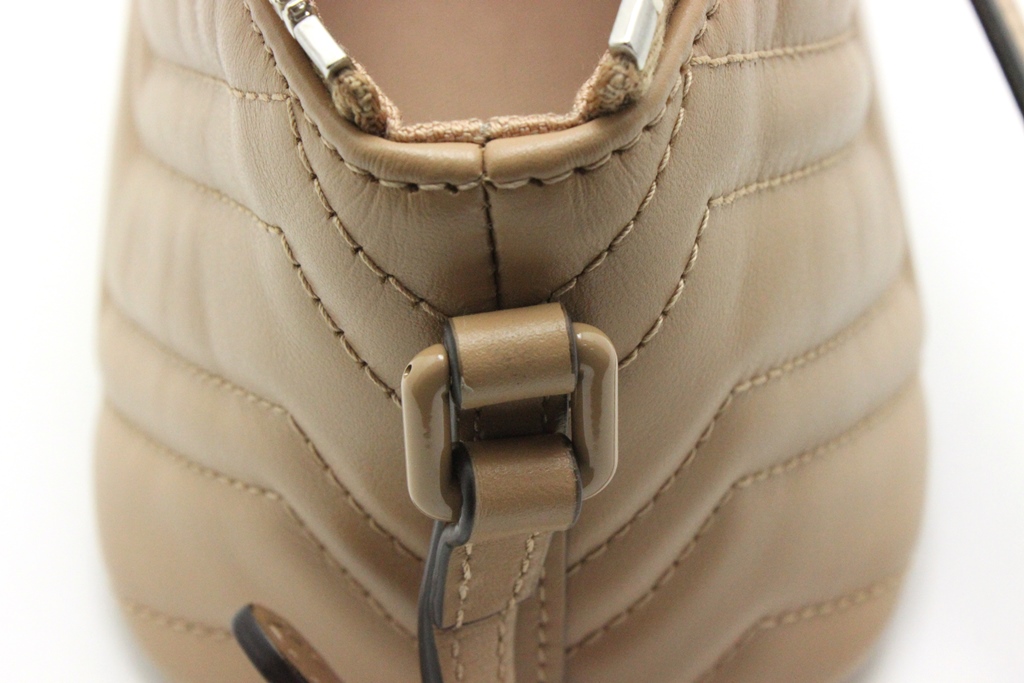 GUCCI グッチ ダブルGスモールショルダーバッグ ベージュ