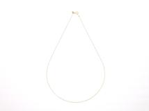JEWELRY ノンブランド ジュエリー チェーン ネックレス K18イエローゴールド 1.8g【473】