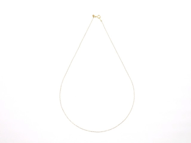 JEWELRY ノンブランド ジュエリー チェーン ネックレス K18イエローゴールド 1.8g【473】