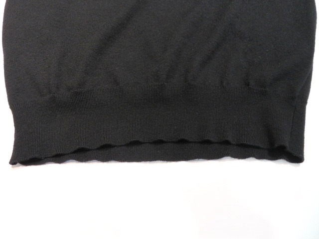 GIVENCHY　ジバンシィ　ニット　セーター　メンズ S　ブラック　ロゴ　ウール　（2141300315185）【432】