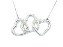 TIFFANY＆Co　ティファニー　トリプルハートNC/SV/4.2g【431】2148103908699