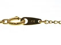 JEWELRY ノンブランド ジュエリー チェーン ネックレス K18イエローゴールド 1.8g【473】