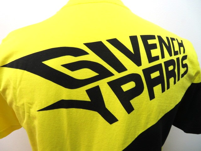 GIVENCHY ジバンシィ Tシャツ メンズ XS イエロー ロゴ コットン