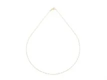 JEWELRY MAKI ジュエリーマキ チェーン ネックレス K18イエローゴールド 1.3g【473】
