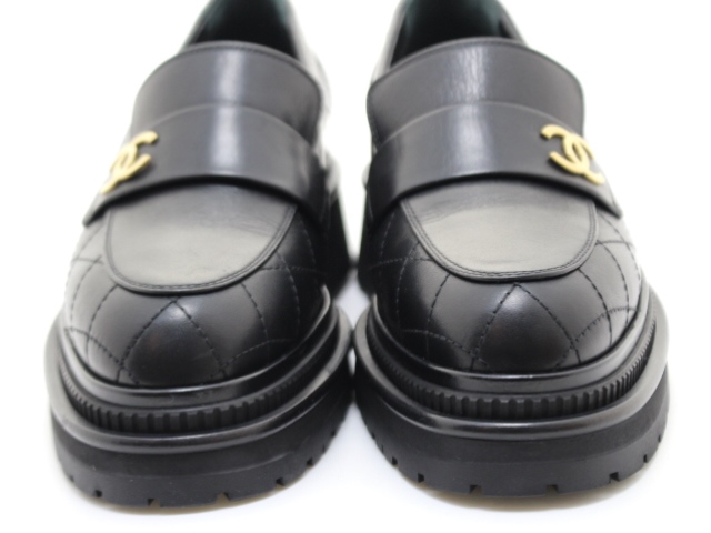 CHANEL ローファー　シャネル CHANEL(シャネル) ローファー 37 C レディース G35797 黒 パール