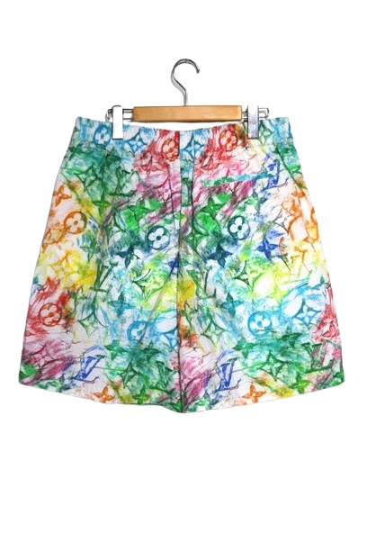 LOUIS VUITTON ルイヴィトン 衣類 パステルカラー ショートパンツ メンズ44 ナイロン RM211M ZMM HKP05W