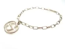 GUCCI グッチ インターロッキングG ブレスレット 925 シルバー #17 11.8g【473】