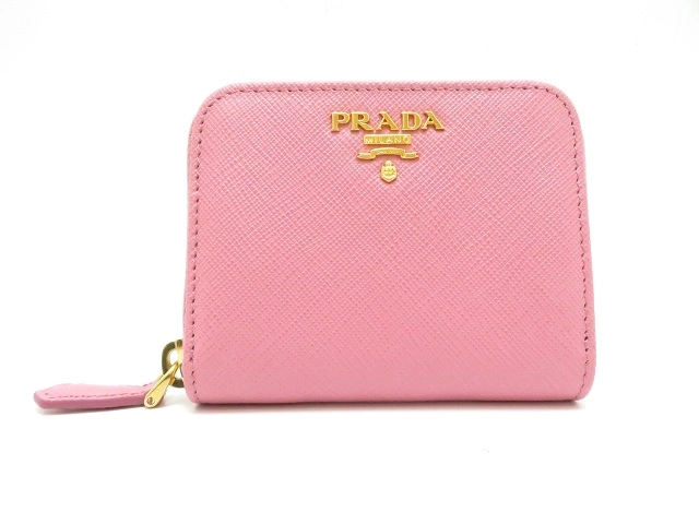 PRADA プラダ コインケース ピンク サフィアーノ 1MM268【430