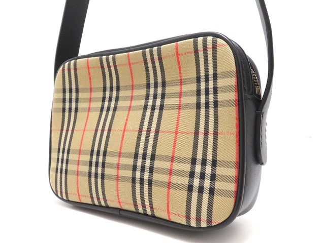 BURBERRY バーバリー ノバチェック ショルダーバッグ ベージュ