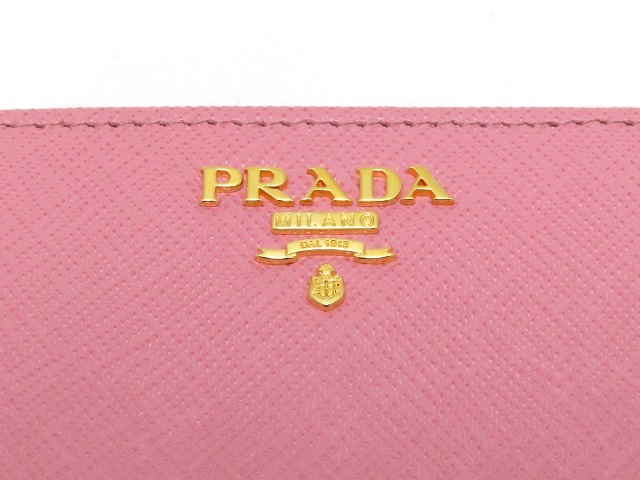 PRADA プラダ コインケース ピンク サフィアーノ 1MM268【430