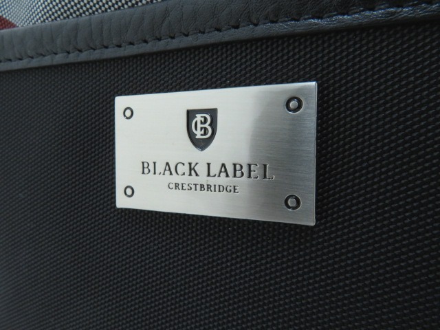 BURBERRY BLACK LABEL　バーバリーブラックレーベル　ショルダーバッグ　チェック柄　ブラック　レッド　ホワイト　【436】