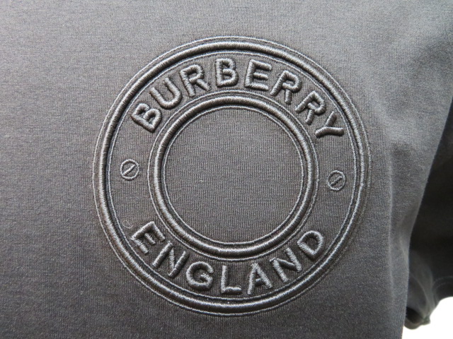 BURBERRY バーバリー Tシャツ メンズ XS ブラック コットン