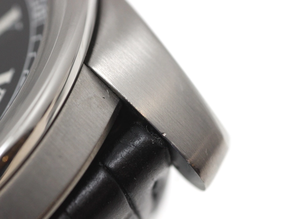 Cartier カルティエ 腕時計 2010年正規品 カリブル ドゥ カルティエ W7100014 スティール/アリゲーターベルト ブラック文字盤 自動巻き【471】