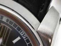 Cartier カルティエ 腕時計 2010年正規品 カリブル ドゥ カルティエ W7100014 スティール/アリゲーターベルト ブラック文字盤 自動巻き【471】