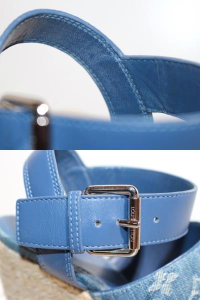 LOUIS VUITTON ルイヴィトン ウェッジソールサンダル レディース