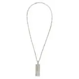 GUCCI　 グッチ　Ｇロゴプレート　ネックレス　SV　シルバー　約16.3ｇ　2181000001957【208】