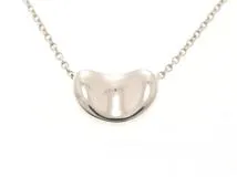 TIFFANY&CO ティファニー ジュエリー ネックレス ビーン デザイン ペンダント 925 シルバー 2.9g【473】