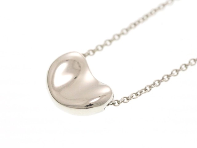 TIFFANY&CO ティファニー ジュエリー ネックレス ビーン デザイン ペンダント 925 シルバー 2.9g【473】