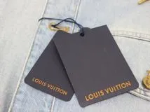 LOUIS VUITTON ルイ・ヴィトン 衣類 デニム半袖シャツ メンズS ブルー コットン 1A8XAD (2120500251097) 【200】