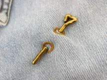 LOUIS VUITTON ルイ・ヴィトン 衣類 デニム半袖シャツ メンズS ブルー コットン 1A8XAD (2120500251097) 【200】