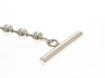 GUCCI グッチ ボールチェーン ブレスレット 925 シルバー #17 14.5g【473】