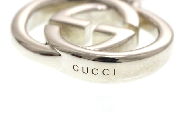 GUCCI グッチ インターロッキングG ブレスレット 925 シルバー #17 11.8g【473】
