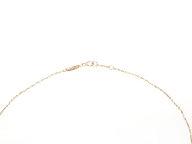 ティファニー 一粒ダイヤK18ピンクゴールド ネックレス ティファニー TIFFANY&Co. バイザヤード ネックレス 18金 K18