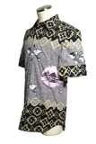 LOUIS VUITTON ルイヴィトン 衣類 ワックスショート スリーブ シャツ メンズXS マルチカラー コットン RM212 FS8 HLS72W