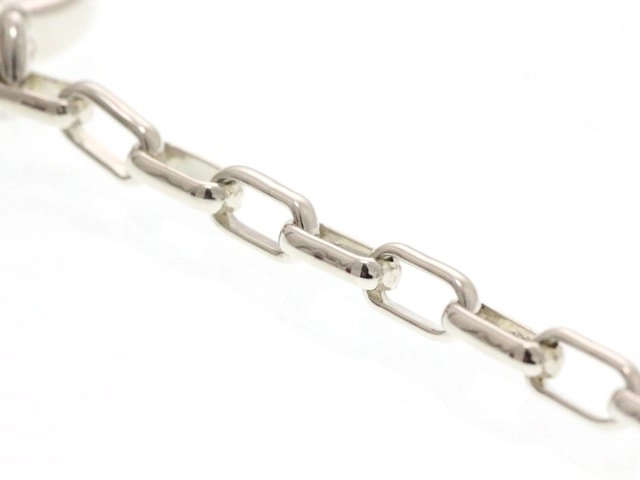 GUCCI グッチ インターロッキングG ブレスレット 925 シルバー #17 11.8g【473】