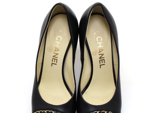 CHANEL シャネル パンプス オープントゥ ココマーク 黒 22cm 35C 楽天市場】CHANEL シャネル パンプス オープントゥパンプス