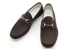 GUCCI グッチ ホースビットローファー スクウェアトウ ダークブラウン グッチ ホースビット 1953〕メンズ ローファーダークブラウン