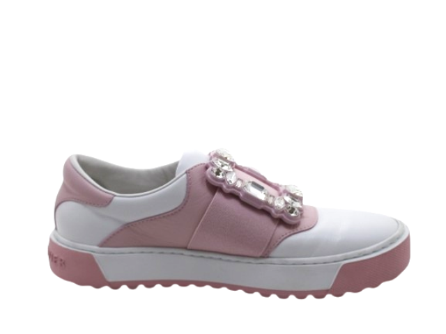 【Roger Vivier】ラフィア ラインストーンバックル ミュール ミュール | Roger Vivier