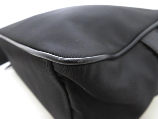 PRADA プラダ ショルダーバッグ ナイロン カーフ ブラック【473】