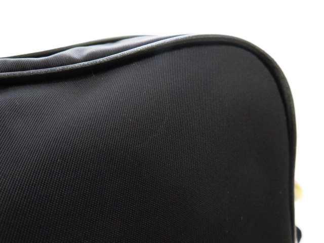 PRADA プラダ ショルダーバッグ ナイロン カーフ ブラック【473】