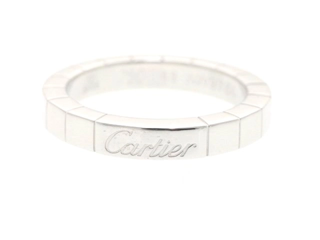 Cartier　カルティエ 貴金属・宝石 リング ラニエールリング K18 ホワイトゴールド ＃48（日本サイズ8号） 5.8g【473】