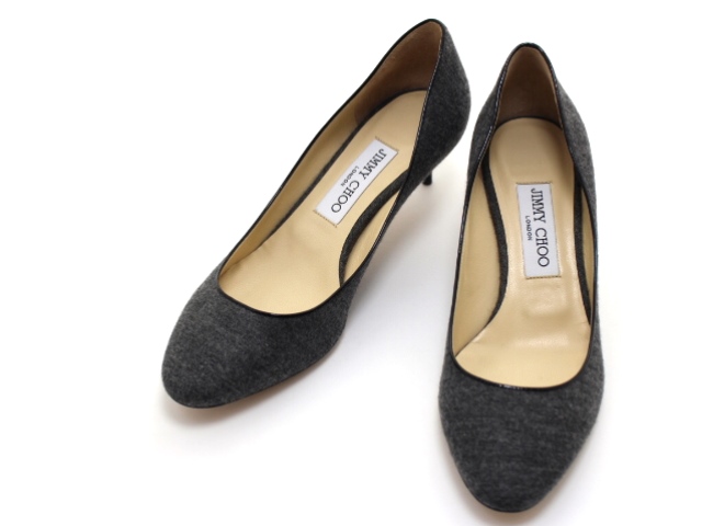 JIMMY CHOO ジミーチュウ 靴 ESME 50パンプス レディース38(約