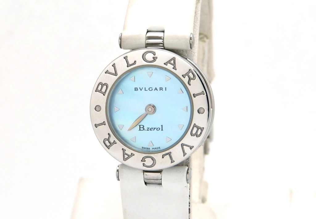 BVLGARI ブルガリ 腕時計 B-zero1　BZ22S ブルーシェル ステンレス レディース【472】SJ