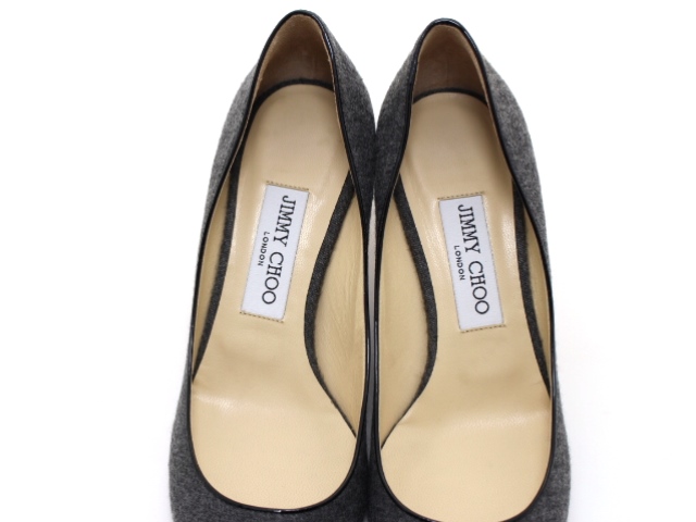 ジミーチュウ ビジュ パンプス パーティーシューズ 37.5(約24.5cm) JIMMY CHOO - ジミーチュウ ビジュ パンプス パーティーシューズ