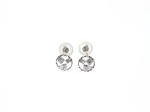 JEWELRY ノンブランド ジュエリー ピアス K14 ホワイトゴールド キュービックジルコニア 0.5g【473】