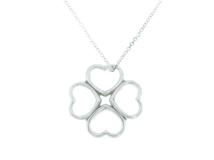 TIFFANY＆CO　ティファニー　ハートクローバーNC/SV/4.7g【431】2148103908729