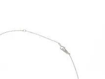 JEWELRY ノンブランド ジュエリー ハート ネックレス K18 ホワイトゴールド ダイヤモンド 0.30カラット 2.2g【473】