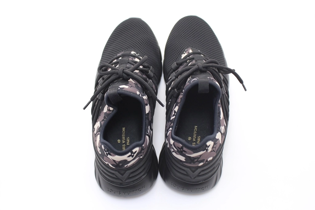 LOUIS VUITTON ルイヴィトン 靴 ファーストレーン ライン カモフラ モノグラム スニーカー メンズ7 ブラック