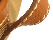 PRADA　プラダ　トートバッグ　カーキ　ブラウン　キャンバス　レザー【431】2148103798726