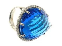 JEWELRY ノンブランドジュエリー リング 16.5号 プラチナ900 ブルー