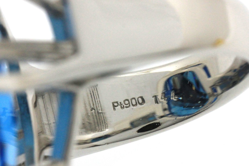 JEWELRY ノンブランドジュエリー リング 16.5号 プラチナ900 ブルー