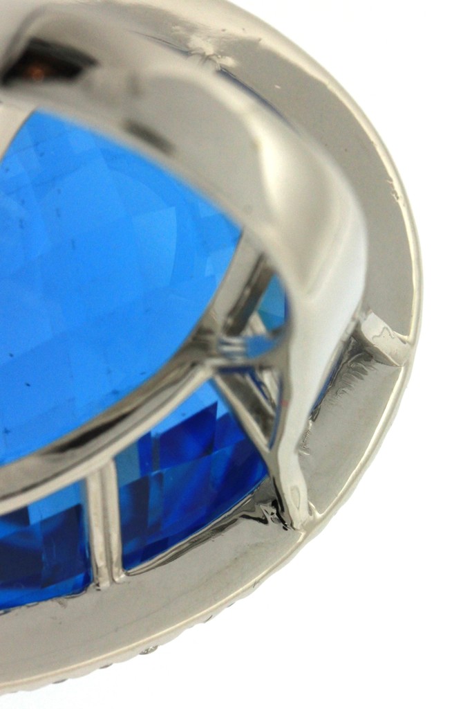 JEWELRY ノンブランドジュエリー リング 16.5号 プラチナ900 ブルー