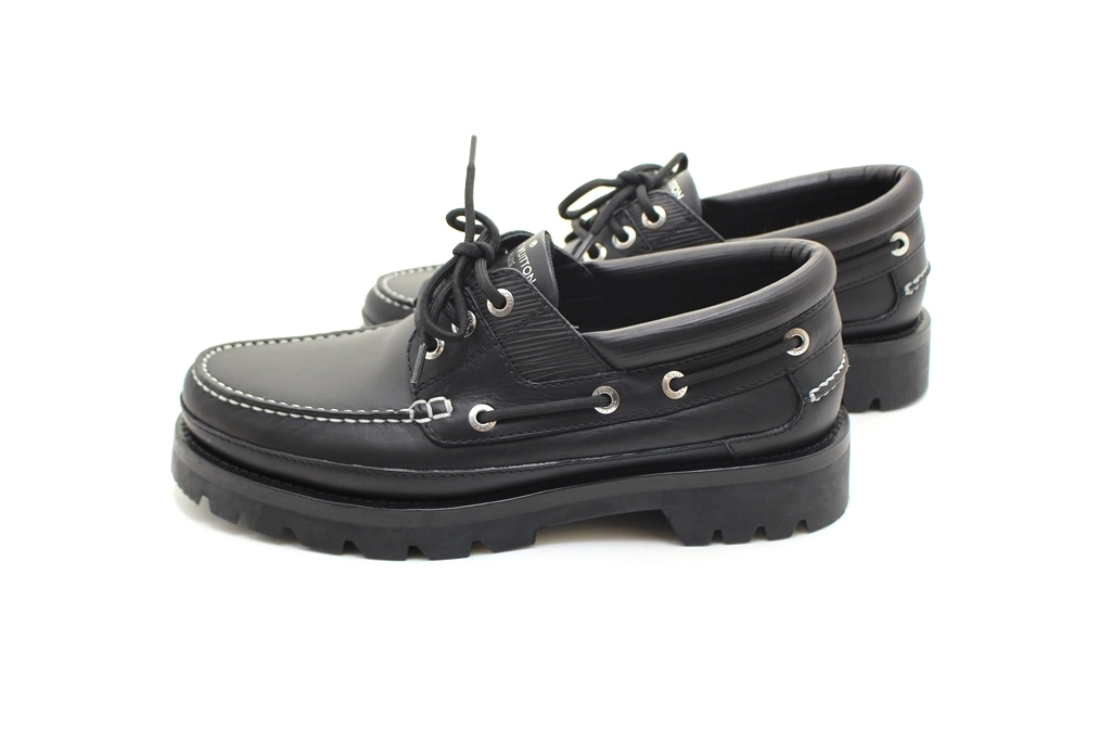 LOUIS VUITTON ルイヴィトン 靴 モヒカンシューズ メンズ6.5 ブラック エピ レザー