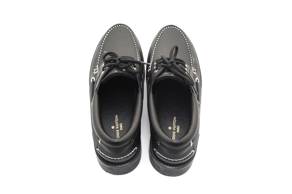 LOUIS VUITTON ルイヴィトン 靴 モヒカンシューズ メンズ6.5 ブラック エピ レザー