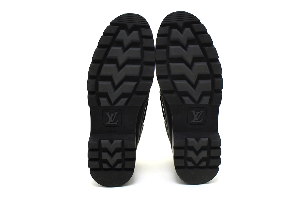 LOUIS VUITTON ルイヴィトン 靴 モヒカンシューズ メンズ6.5 ブラック エピ レザー